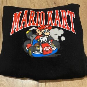 Mario Kart Kids Black Hoodie